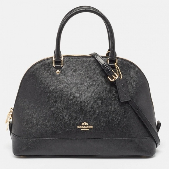 Coach Handbags - Coach Black Leather Sierra Satchel